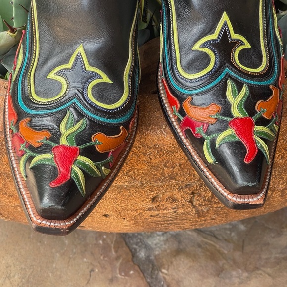 Rocket Buster Handmade Custom Leather Cowboy Boots - Picture 11 of 13